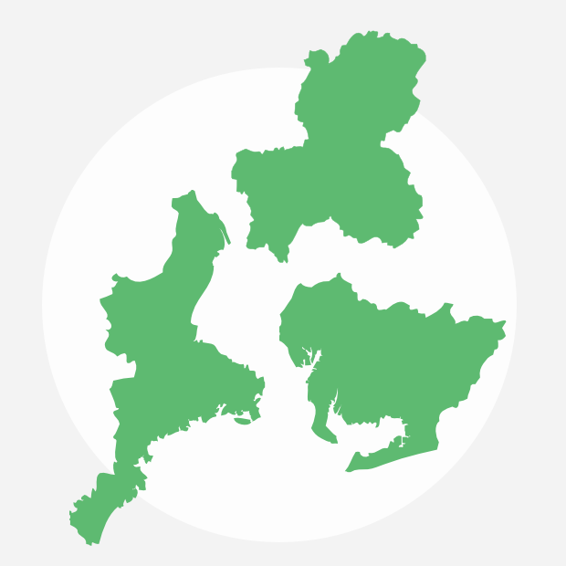 愛知県・岐阜県・三重県