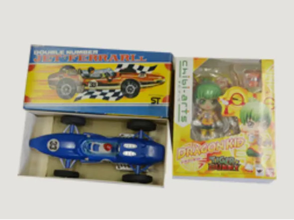 箱と一緒に撮影した写真