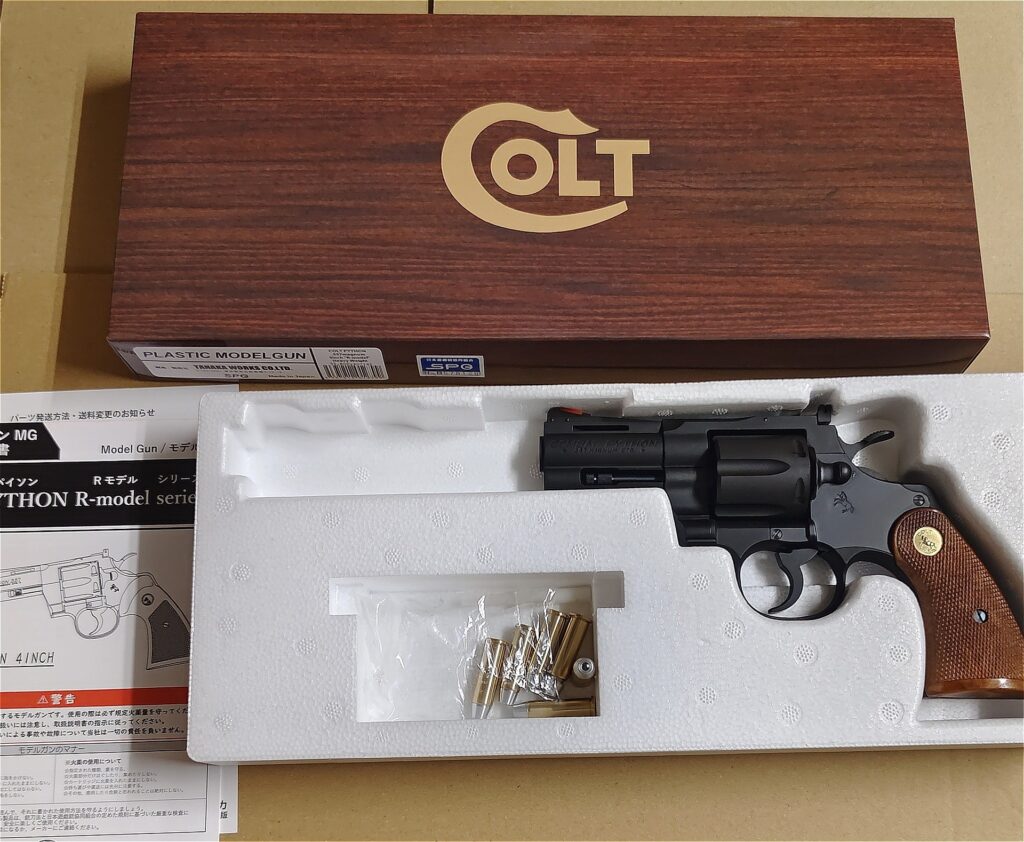 COLT パイソン .357Magnum R-model 3inch HW (モデルガン)